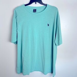 Men’s Polo Short Sleeve Shirt XXL Mint Green